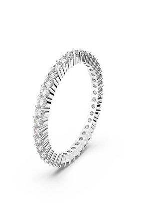 Swarovski Matrix Eternity Ring in Silver at Nordstrom, Size 7