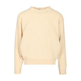 Fear of God Rib Crewneck Jumper - male - Fear Of God - Round-neck Knitwear - Beige - L - Knitwear