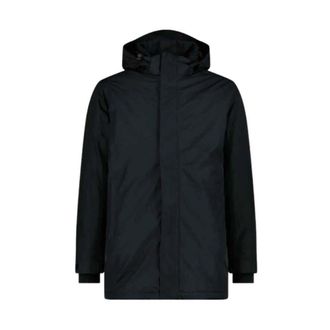 F.lli Campagnolo Parka Zip Hood Feel Warm - Heren - Regenjassen - Zwart - 4XL - Leer - Fitness
