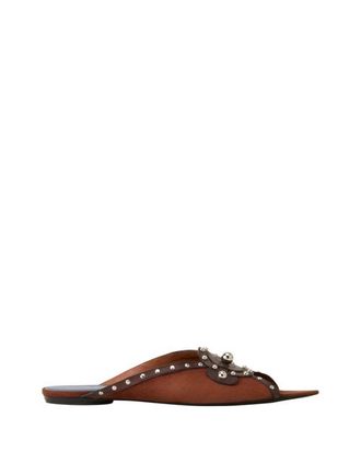 Lanvin Eclipse Arch Flat Mule in Brwon at Nordstrom, Size 40 Eu