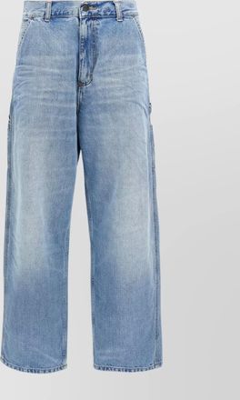 Carhartt Work in Progress wide leg jeans with pockets and loops