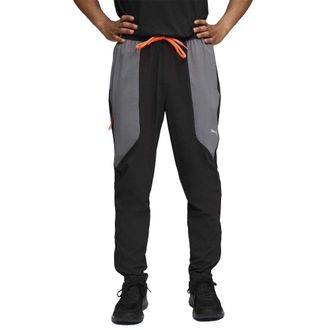 Puma Heren Flex Geweven Joggers (Zwart/Grijs)
