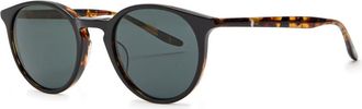 Barton Perreira Princeton Round-frame Sunglasses - Black - One Size