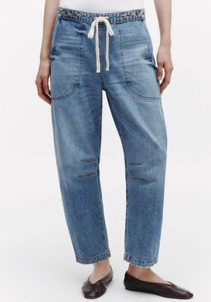 TWP Jetties Beach Jeans In Vintage Wash