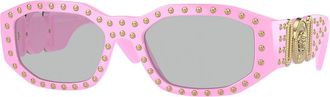 Versace VE4361 539687 Mens Sunglasses Pink Size 53