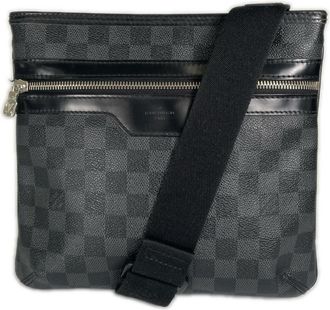 Louis Vuitton Black Damier Graphite Shoulder Bag (Pre-Owned)