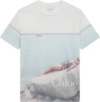 Chlo&eacute; Tops, Dames, Veelkleurig, M, Katoen, Tee Shirt