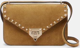 Valentino Garavani Bolso al hombro Rockstud Small de ante