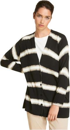 Marina Rinaldi Stijlvolle Cardigan voor Vrouwen - Dames - Vesten - Zwart - S - Truien & Vesten