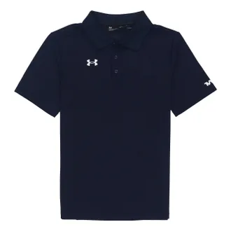 Under Armour Mens Under Armour Casual Sports lapel Training Breathable Short Sleeve Polo Shirt Blue 21500537-408