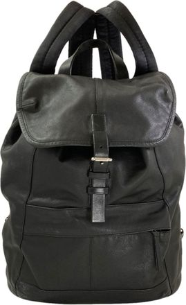 Coach Black Leather Backpack (Pre-Owned)