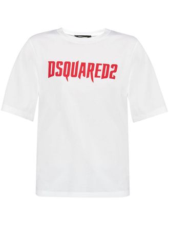 Dsquared2 Horror T-shirt met logoprint - Wit