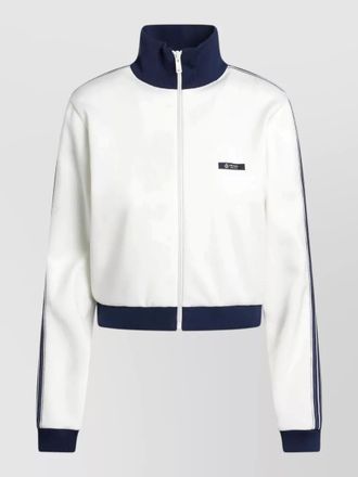 Prada high collar jacket long sleeves trim
