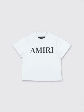 Amiri T-shirt da bambino in cotone con logo stampato