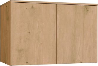 Topeshop Sd-90 M&oacute;dulo Superior Para Armario, Roble Artisan, Estante 90 Cm, Para Vestidor, Dormitorio