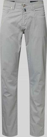 Pierre Cardin Regular Fit Hose mit Eingrifftaschen Modell Lyon in Hellgrau, Gr&ouml;&szlig;e 31/32