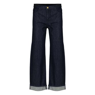 Moncler Wide Jeans, female, Blue, Size: 2XS Wide Jeans