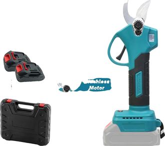 OEM Tijeras De Podar El&eacute;ctricas, Motor Sin Escobillas, Interruptor De Bloqueo De Seguridad, 2 Bater&iacute;as, Ue