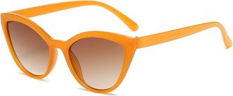 Generic Cat Eye Streetwear Sunglasses Outdoor Holiday Shades (Color : F, Size : Medium)