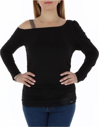 Guess Dames Zwarte Gebreide Kleding