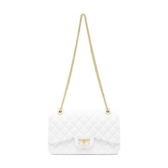 Marc Ellis Shoulder Bags, female, White, Size: ONE SIZE Flat Falcon M