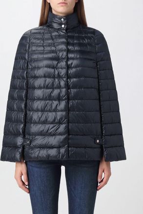 Herno Piumino corto in nylon idrorepellente con maniche a kimono