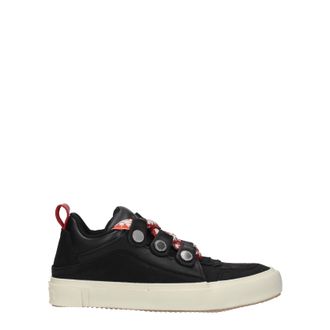 Marcelo Burlon Sneakers Ticinella Uomo Camoscio Nero/Rosso