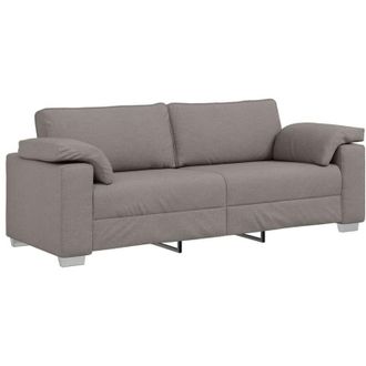 vidaXL Sof&aacute; Taup&eacute; 219 X 77 X 82 Cm Tela Vidaxl