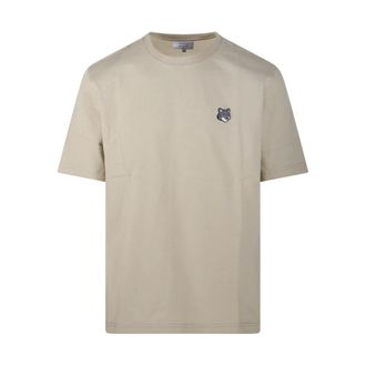 Maison Kitsun&eacute; Heren, Tops, Beige, Maat: XL Katoen