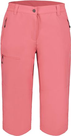 Icepeak Caprihose ICEPEAK BEATTIE, Damen, Gr. 36, N-Gr, pink (raspberry), Obermaterial: 90% Polyester, 10% Elasthan, normal, Hosen Caprihose, wasserabweisend,