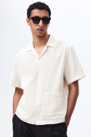 H&M Regular-fit Resort Shirt in Cream at Nordstrom, Size Xx-Large