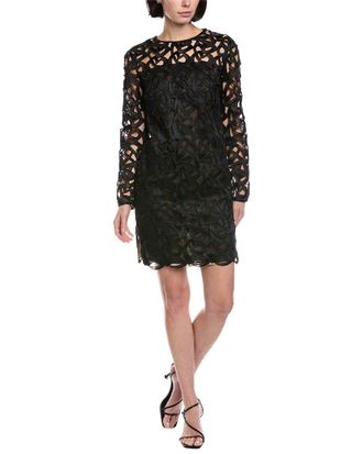Akris Lace Silk Mini Dress