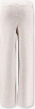 Hev&ograve; Womens Trousers Viscose Blend Beige