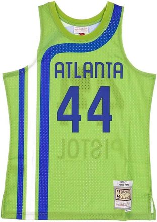 Mitchell & Ness NBA Swingman Jersey Hardwood Classics Pete Maravich - Heren - Fitness - Groen - S - Polyester - Fitness