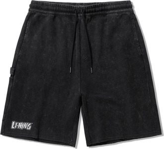 Li-Ning Graphic Knit Shorts Black AKSU817-1