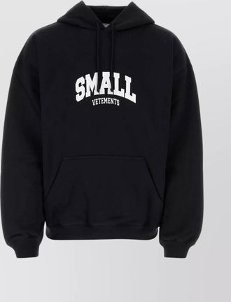 VETEMENTS hooded oversize sweatshirt kangaroo pocket