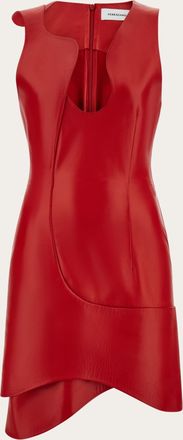 Ferragamo Donna Mini abito in nappa Rosso