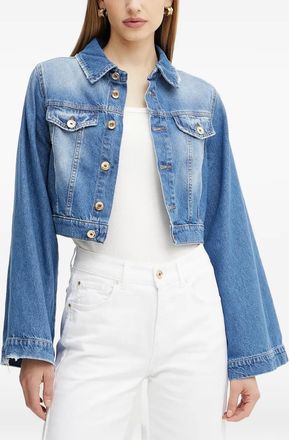 Fracomina Giacca con frange - Blu