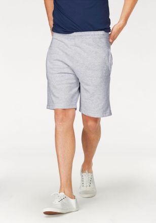 Fruit Of The Loom Sweatshorts FRUIT OF THE LOOM, Herren, Gr. XXL (56/58), N-Gr, grau (hellgrau, meliert), Sweatware, Obermaterial: 80% Baumwolle, 20% Polyester, meliert