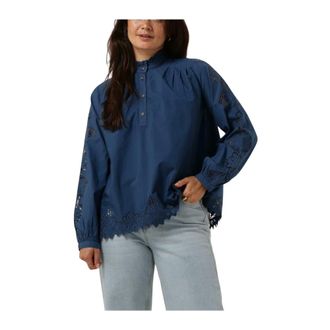 Vanessa Bruno Overhemden, Dames, Blauw, XS, Blauwe Bay Blouse