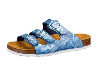 Lico Pantolette LICO Pantolette Bioline Lady Power, Damen, Gr. 36, blau, Synthetik, Schuhe Pantolette