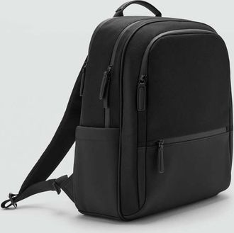 Mango Zaino multifunzione tasche nero - Uomo - Taglia unica - MANGO MAN