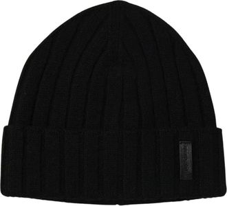 Emporio Armani Accessoires, Heren, Zwart, M, Zwarte hoeden voor stijlvolle uitstraling