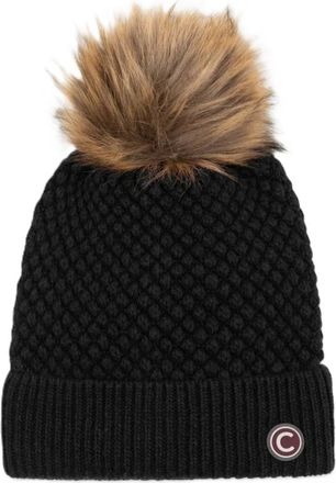 Colmar Fitness, Dames, Zwart, ONE Size, Wol, Pompon Muts