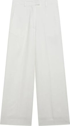 Frankie Shop Brickell Broeken - Dames - Wijde Broeken - Beige - L - Broeken