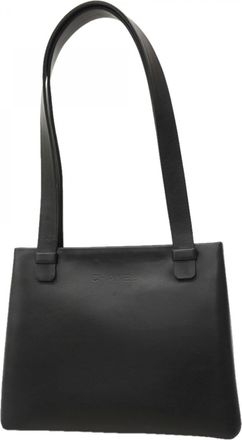 Chanel Black Leather Tote Bag (Pre-Owned)