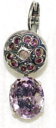 Mariana Womens Elizabeth Earrings In Pink / Grey / Lavender