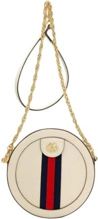 Gucci Pre-owned Cross Body Bags, female, White, Size: ONE SIZE Pre-owned Vintage Shoulder Bag