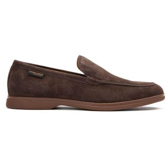 Simon Carter Mens Tanius Loafer Shoes - Brown Suede - Size UK 12