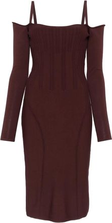 MUGLER Abito da giorno - Rosso